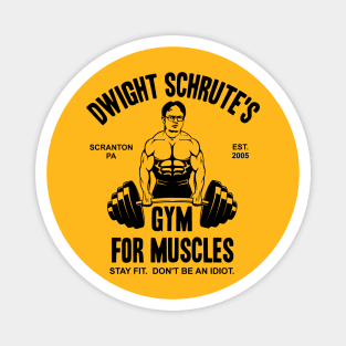 Dwight Schrute's Gym For Muscles Magnet